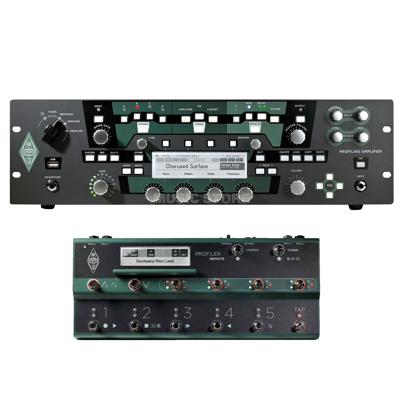 Kemper Profiler Rack + Remote