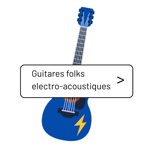 Guitares folk électro-acoustiques
